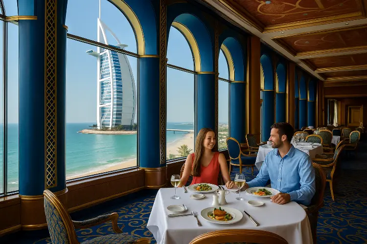 Makan Siang di Burj Al Arab - Hotel Bintang 7 Pertama di Dunia